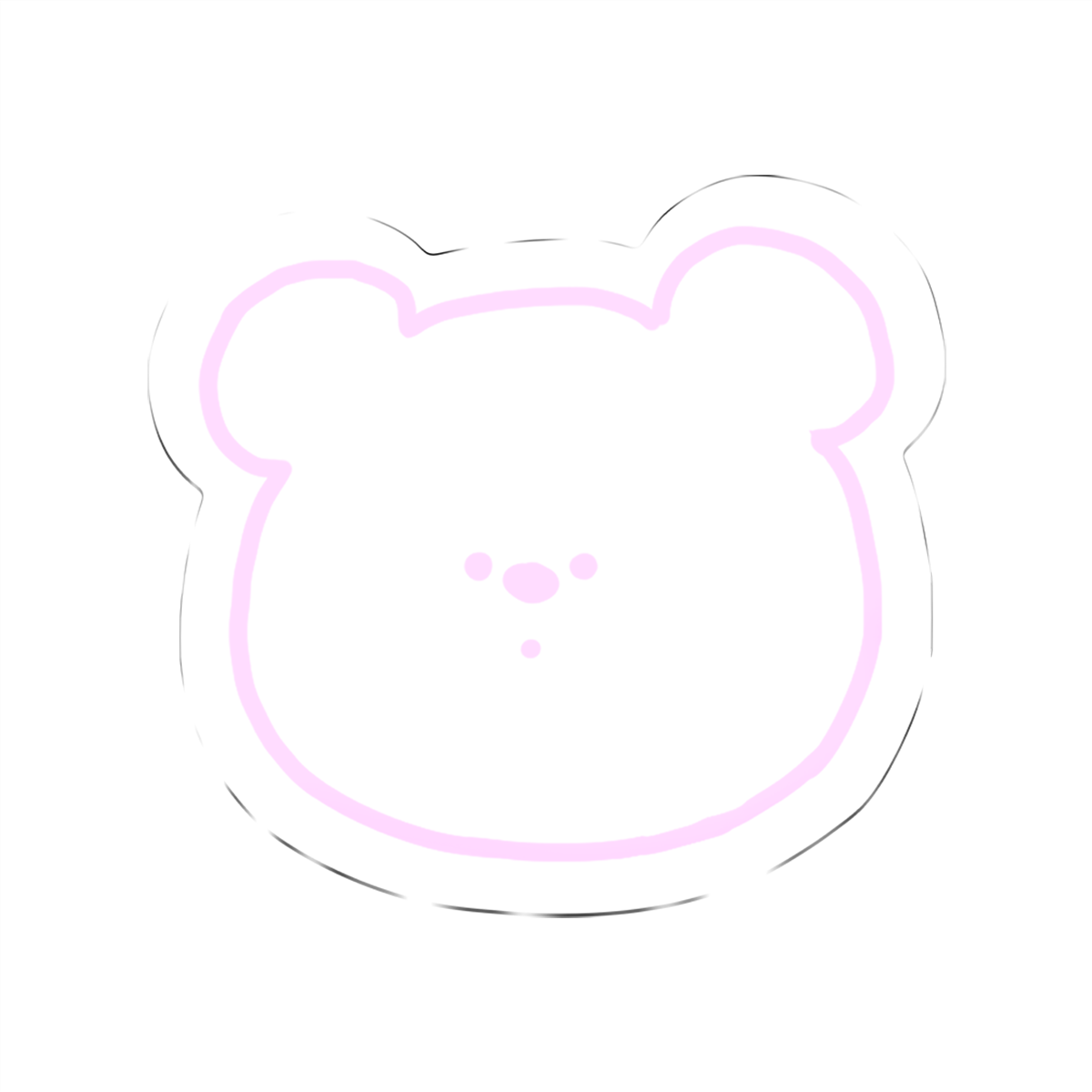 [아크릴스마트톡]핑크곰
